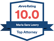 Avvo Rating 10.0 Maria Lowry
