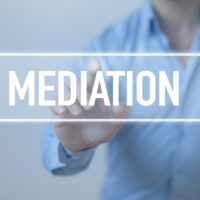 Sign that reads mediation.jpg.crdownload