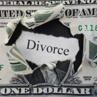 dollar bill with a divorce note inside dollar bill with a divorce note inside